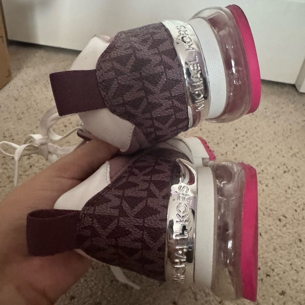 Michael Kors Mauve and Cream Sneakers - Picture 5 of 9